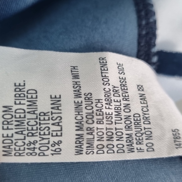 Anko active, light pink/light blue/dark blue marble print, size 12 - Picture 5 of 5